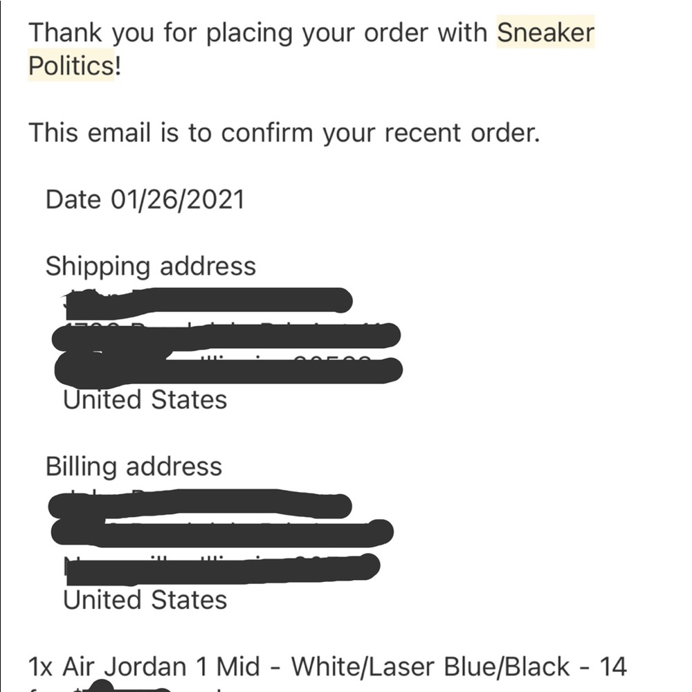 Nike Air Jordan 1 Mid Men’s White/Laser Blue-Black - Picture 7 of 12